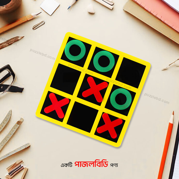 ad1 Tic Tac Toe Board Game - Interactive Table Game Toy - Image 1