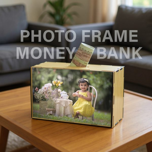 Money Bank with Photo Frame, 2in 1 - ভবিষ্যতের জন্য সঞ্চয় করুন - Image 2